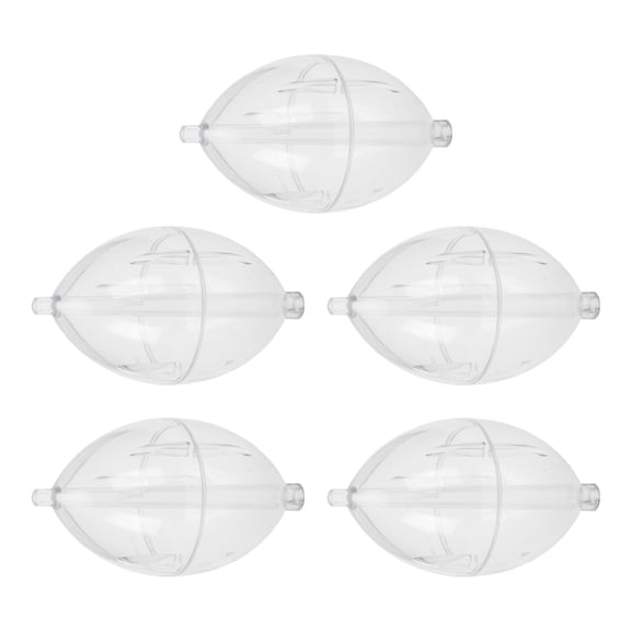 5Pcs Fishings Slip Cast Float Buoys Slip Bobbers Strikes Indicator Plastics Oval Float Slip Cast Bubble Float