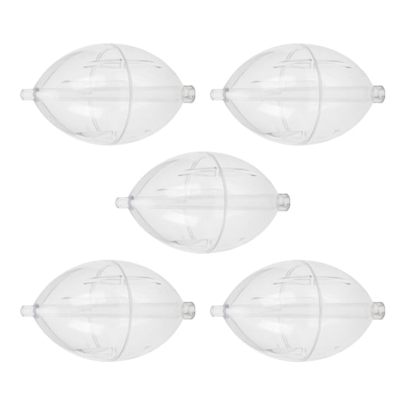5Pcs Fishings Slip Cast Spin Float Buoys Slip Bobbers Strikes Indicator Plastics Oval Float Slip Cast Spin Bubble Float