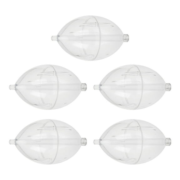 5Pcs Fishings Slip Cast Spin Float Oval Float Slip Cast Spin Bubble Float