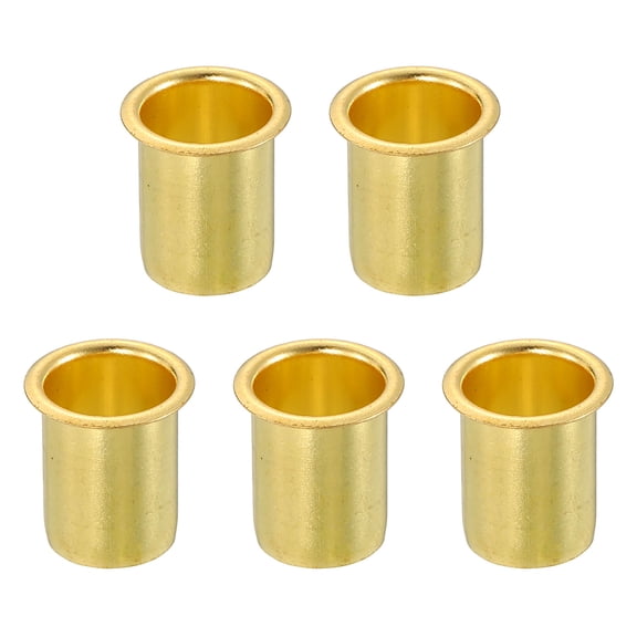 5Pcs Fit for 11mm(7/16") Tube ID Brass Compression Fitting, Insert Tube Support Compression Sleeve Fitting, Sleeve Ferrules for Water Oil Air Pipe