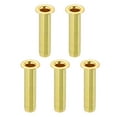 thumbnail image 1 of 5Pcs Fit for 3mm(1/8") Tube ID Brass Compression Fitting, Insert Tube Support Compression Sleeve Fitting, Sleeve Ferrules for Water Oil Air Pipe, 1 of 6