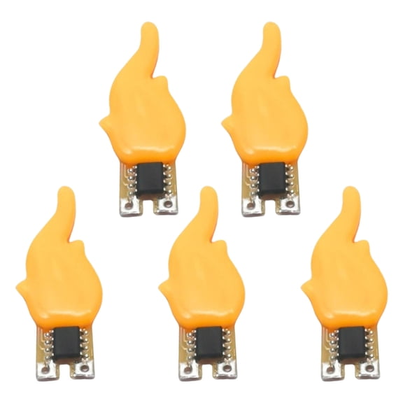 5Pcs Flame Shaped LED Filament Bulb 1800K Diode Party Decoration Light Bulb LED Flashing Candle Lights Enduring