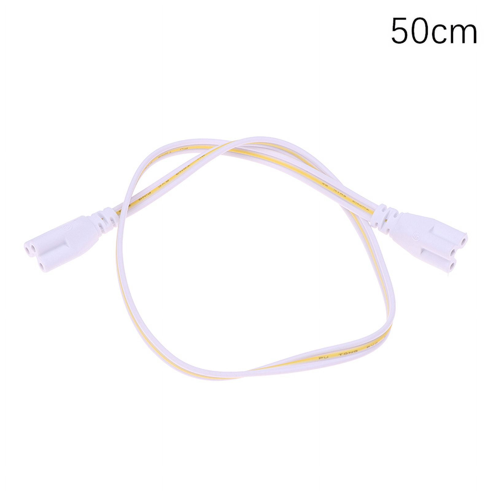 5Pcs Flexiable Double End 3Pin LED Tube Connector Cable Wire T4 T5 T8 ...