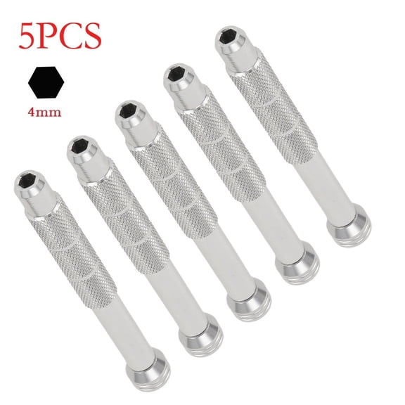5Pcs For Precision Magnetic Screwdriver Handle Holder Repair Tool For 4Mm Hex Bits