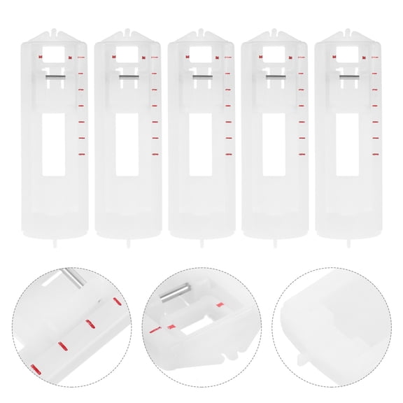 LITINKIMI Automatic Buttonhole Foot White Plastic Durable Construction 5Pcs