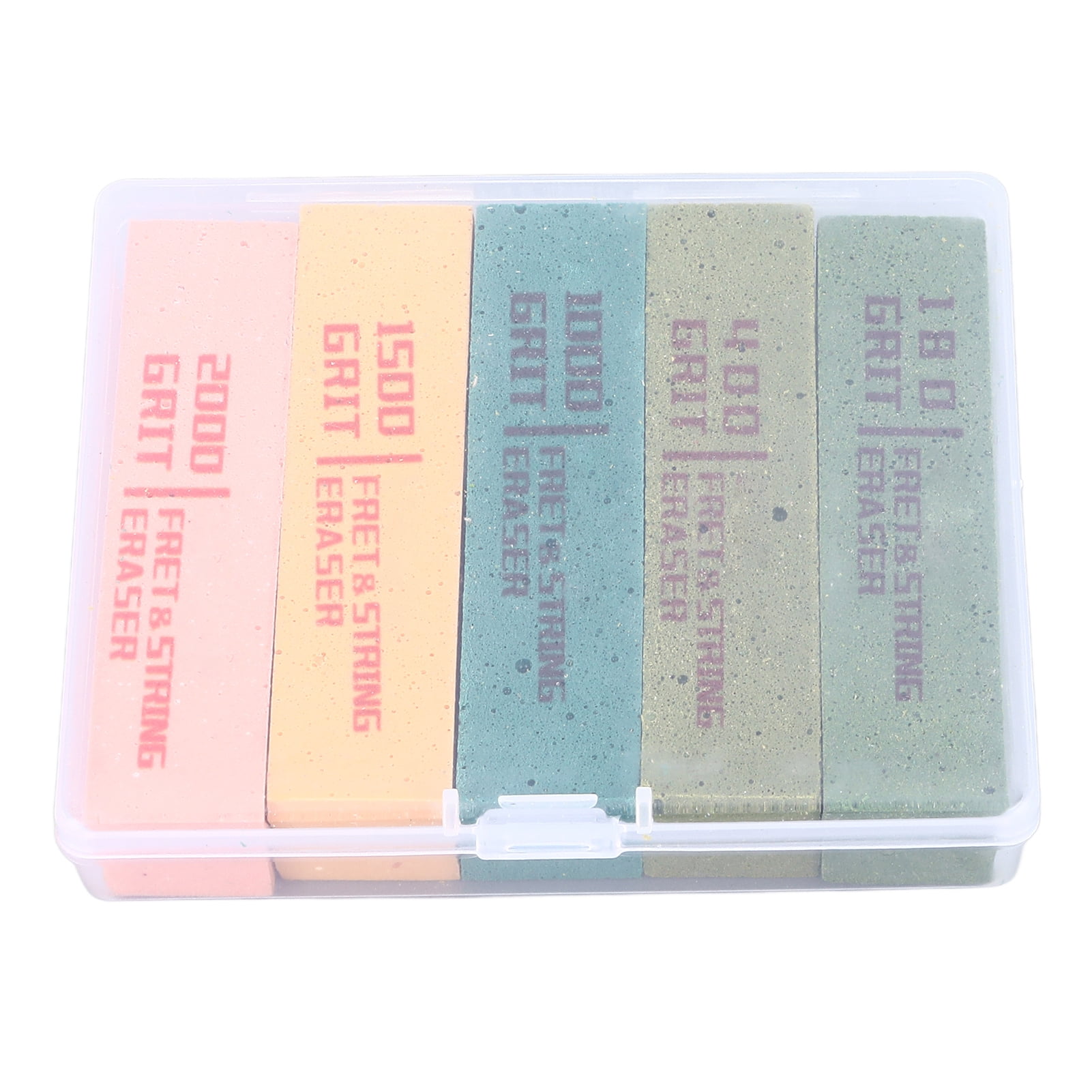 5Pcs Fret Eraser Dust Cleaner Fretboard Scrubber String Polishing Tool