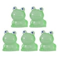 thumbnail image 1 of 5Pcs Frog Ornaments Vivid Image Resin Miniature Landscape Ornament Colorful Glow-in-the-Dark Frog Home Supplies, 1 of 6