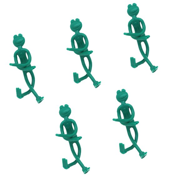 5Pcs Frogs Plant Stand Green Frogs Plant Support Cute Frogs Flower Pot Stand Plant Climbing Clips Multipurpose
