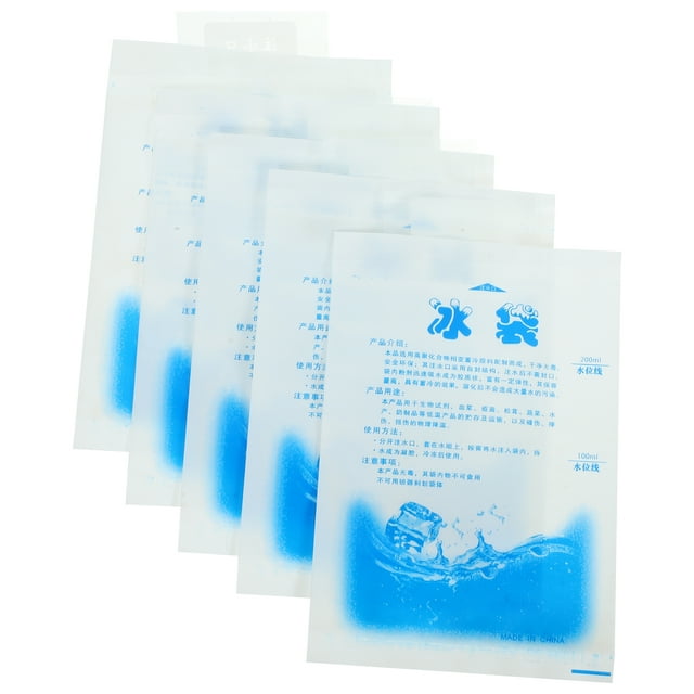 5Pcs Gel Ice Packs Portable Ice Packs Shipping Fresh Keep Tool Ice