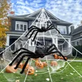 thumbnail image 1 of 5Pcs Giant Halloween Spider Set-Scary Spider Decor For Haunted House Party Props, 1 of 6