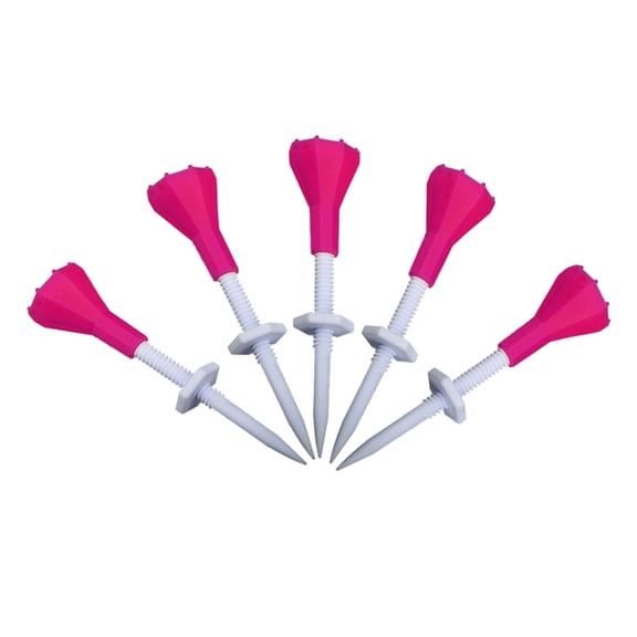 5Pcs Golf Training Ball Tees Stand Height Adjustable Golf Tees Outdoor Step Down Golf Ball Holder Golf