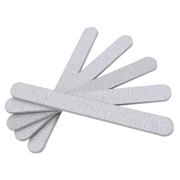 5Pcs Gray Professional Nail Art Files Buffer Sanding Block 100/180 Straight Crystal Nail File Set for Manicure Tools