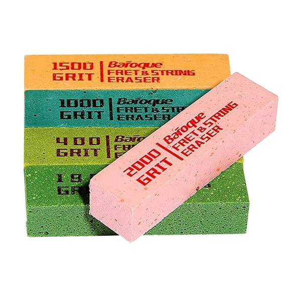 5Pcs Guitar Fret Erasers Frets Polish Tools Kits for Guitar Fret Instrument