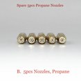 5Pcs H012 Gas Brazing Torch Nozzle Oxygen Propane Acetylene Liquified