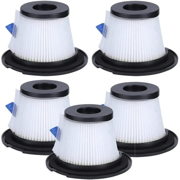5Pcs HEPA Filters Replacement for MOOSOO K17 Cordless Vacuum Accessories, Handheld Vacuum Cleaner Parts for Dibea T6 C17 T1