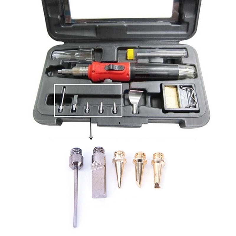 TS1115 SOLDERING GAS KIT WITH CRIMPER SCREWDRIVERS HEATSHRINK TS1115