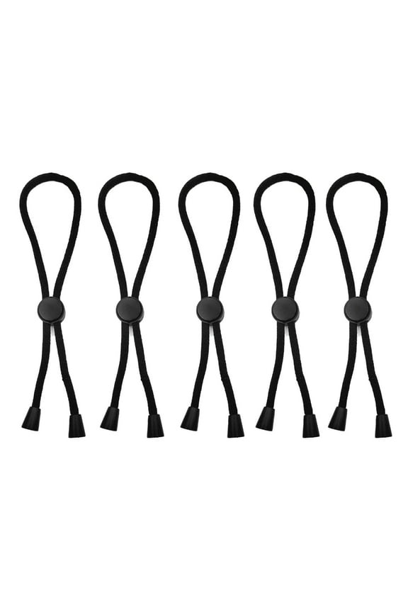 5Pcs Hair Ties Afro Puff Ponytail Tie Adjustable Length Hairband for Women Curly Hair Buns Thick, Braides, Natural Hair