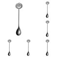 thumbnail image 1 of 5Pcs Halloween Pumpkin Spoons Stainless Steel Creative Pumpkin Head Coffee Tea Stirring Spoon Dessert Spoon for Home Restaurant Halloween Party Afternoon Tea Coffee Bar Essential, 1 of 3