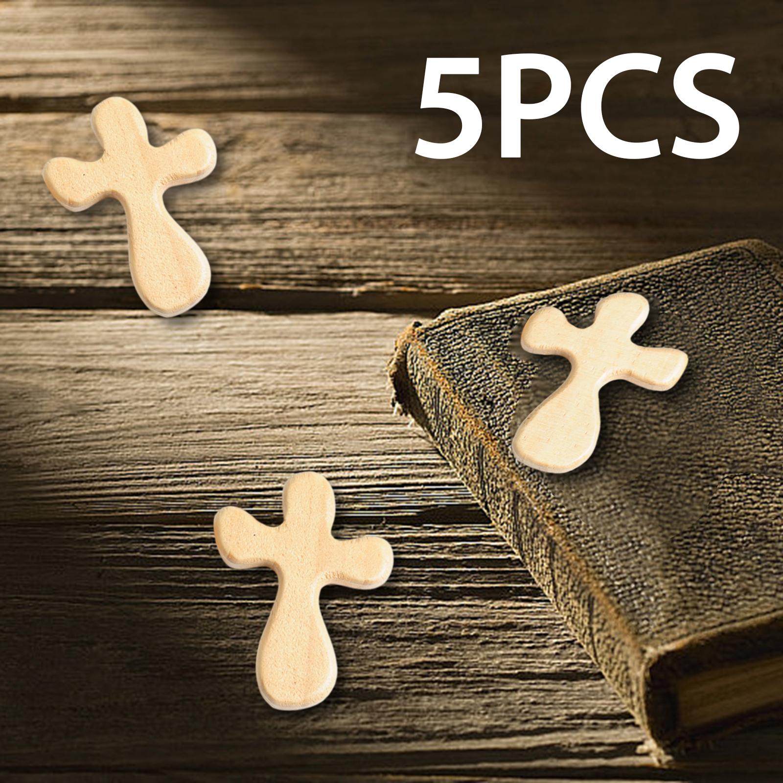 5Pcs Handheld Prayer Cross Pocket Crosses Caring Family Colleague ...