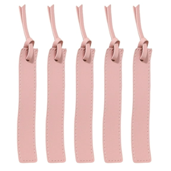 5Pcs Vintage Leather Bookmarks Traditional Tassels Bookmarks Book Page Mark