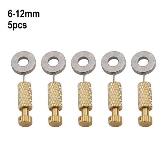 5Pcs Handmade Leather Diy Tool Fixed Position Basting Needle Stitching Locking B
