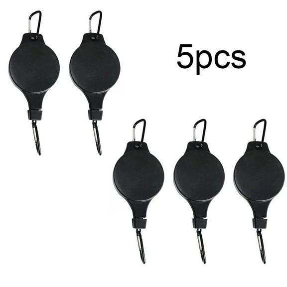 5Pcs Hanging Retractable Pull-Down Hook Gardening Hanging Basket Flower Pot Hook