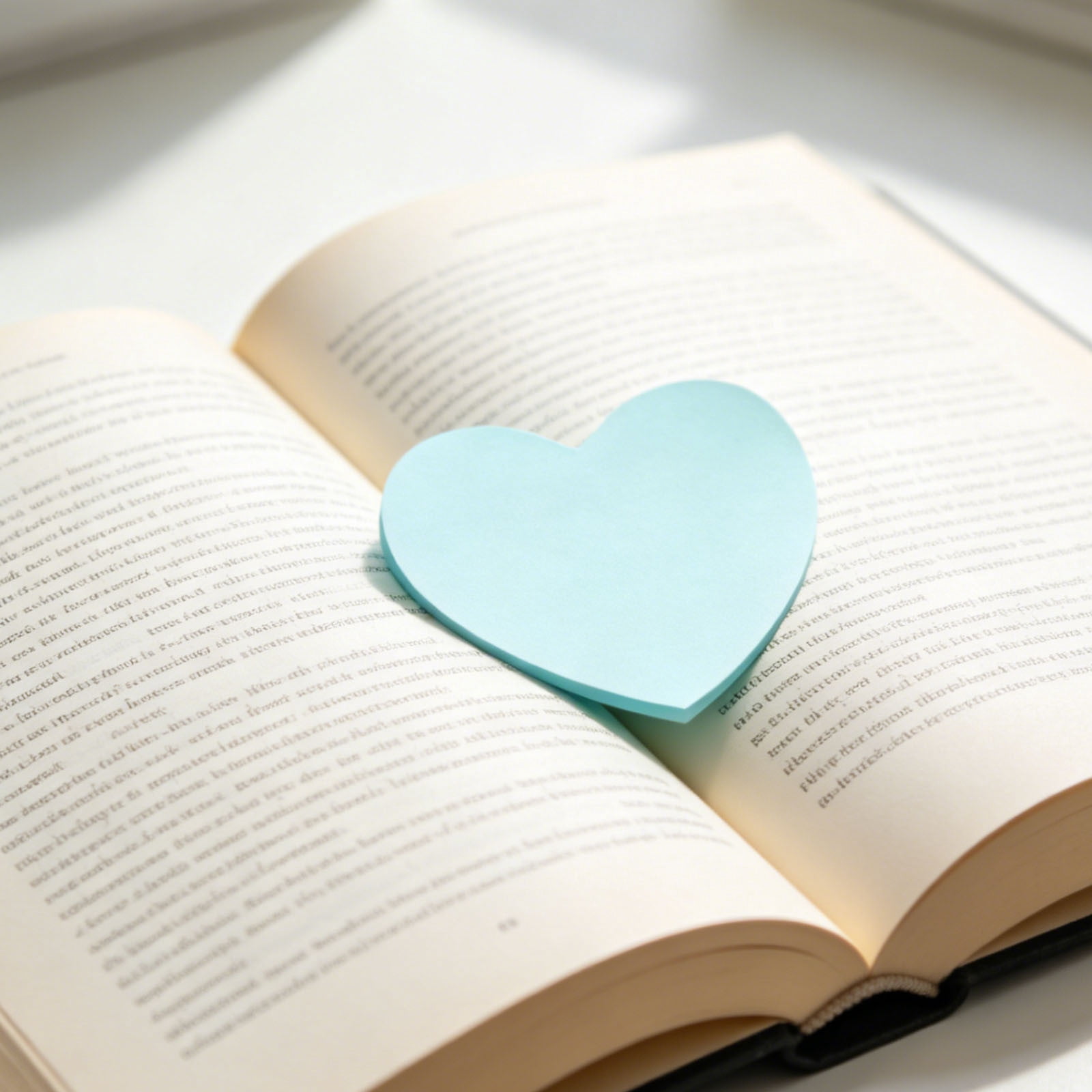 5Pcs Heart Shape Sticky Notes, Usloyux Heart Shape Love Notes, Adhesive ...