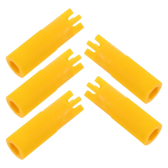 5-Piece Heavy Duty Grease Removal Tool Set for Vehicle Fittings, Yellow Workshop Equipment