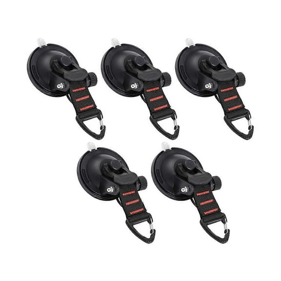 5Pcs Heavy Duty Suction Cups Anchor, Multipurpose Camping Sucker Cups Hooks For Home Outdoor Car Va
