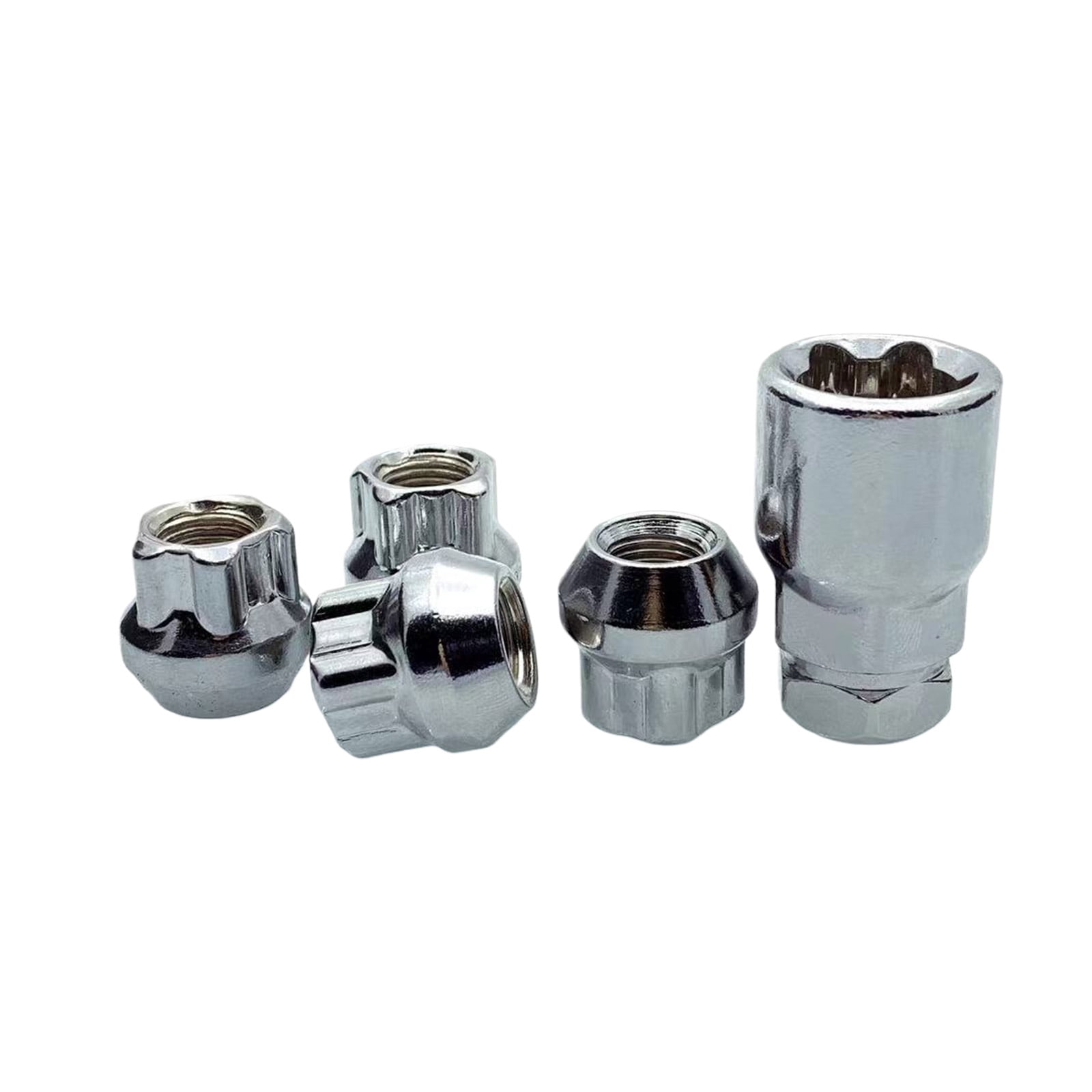 5Pcs Heavy Duty Vehicle Wheel Lock Nut Anti Theft Bolts Weather ...