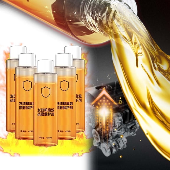 5Pcs Highly Effective Engine Anti-Wear Protectant - Upgrade Protector Agent Engine Protection Oil, Engine Protector Engine Oil Protectant, Noise Reduction Suppressor, Engine Oil Anti-Wear Agent