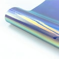 thumbnail image 1 of 5Pcs Holographic Heat Transfer Vinyl! MORESEC Color Changing Holographic Heat Transfer Material Sheet 30x25cm, Iridescent Iron On Vinyl for T Shirt Fabric, DIY Heat Transfer Film for Clothing, 1 of 2