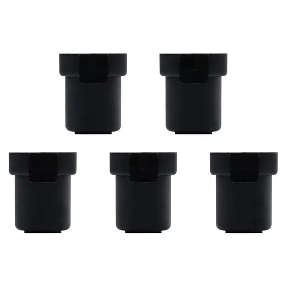 5Pcs Hotend Silicone Sock Protector 3D Printer Parts High-Temperature Resistance for QIDI X-Max 3 / X-Plus 3 / X-Smart 3,5 x Hotend Silicone protective cover,Black