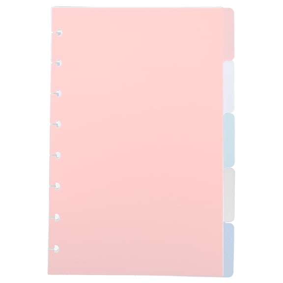 5Pcs Household Notebook Dividers Office Tab Dividers Convenient Binder Tabs Book Accessory
