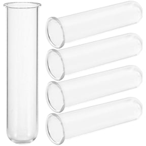 5-Pack Clear Glass Test Tubes for Plant Propagation Hydroponic Vase Station Ideal for Growing and Rooting Plants