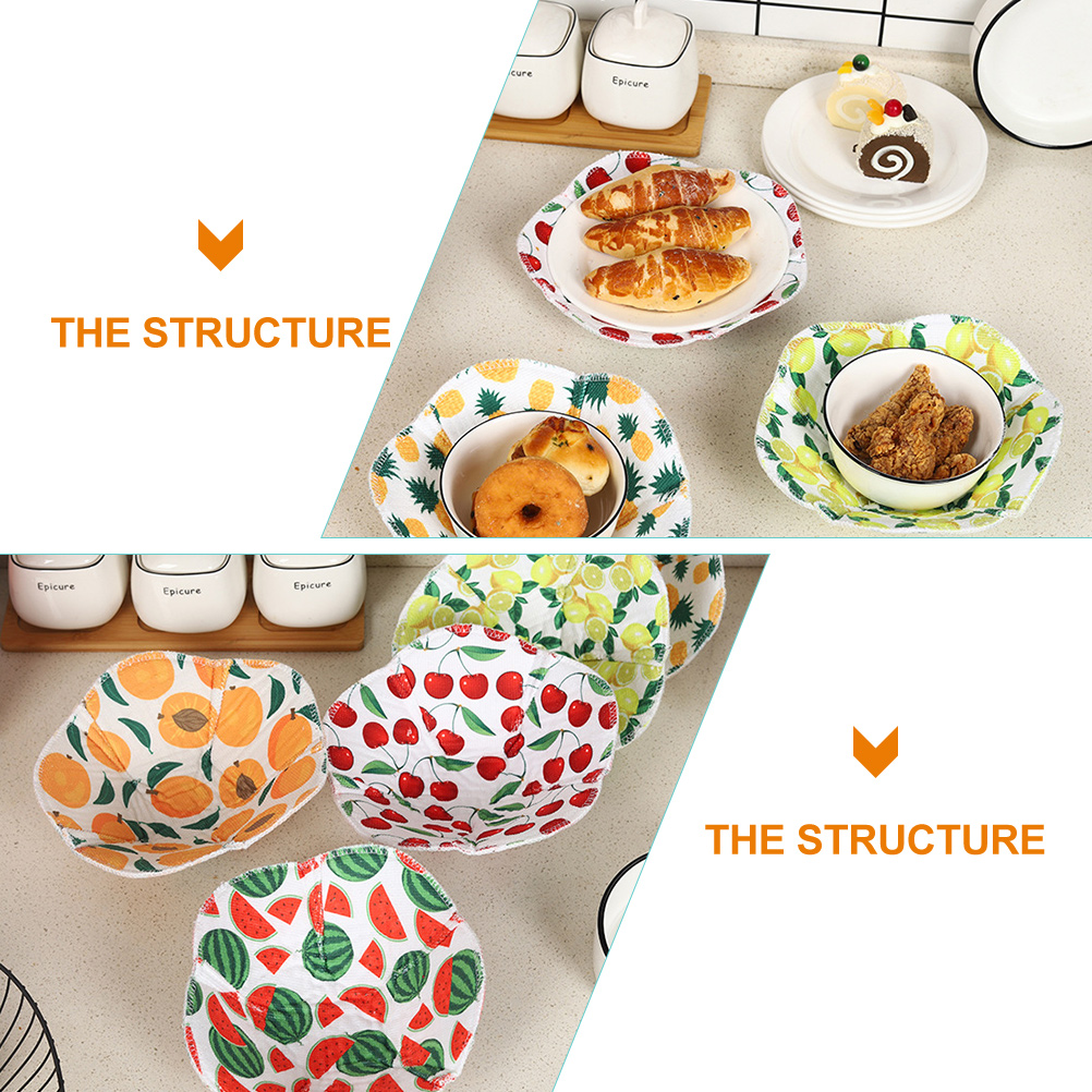 5Pcs Insulated Bowl Holder Microwave Safe Hugger Oven Bowl Holder