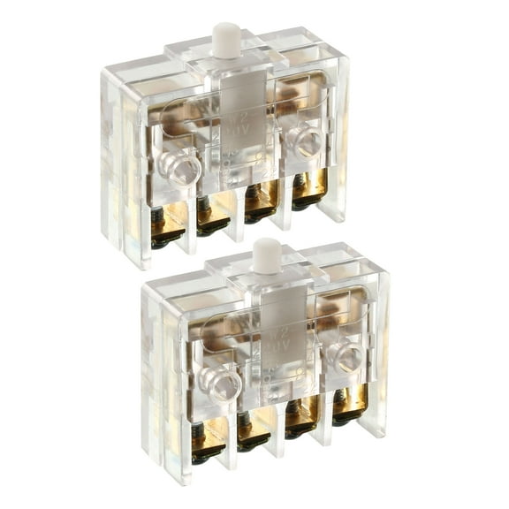 5Pcs JW2-11 DPST 4-Screw Terminals Button Actuator Micro Momentary Limit Switch