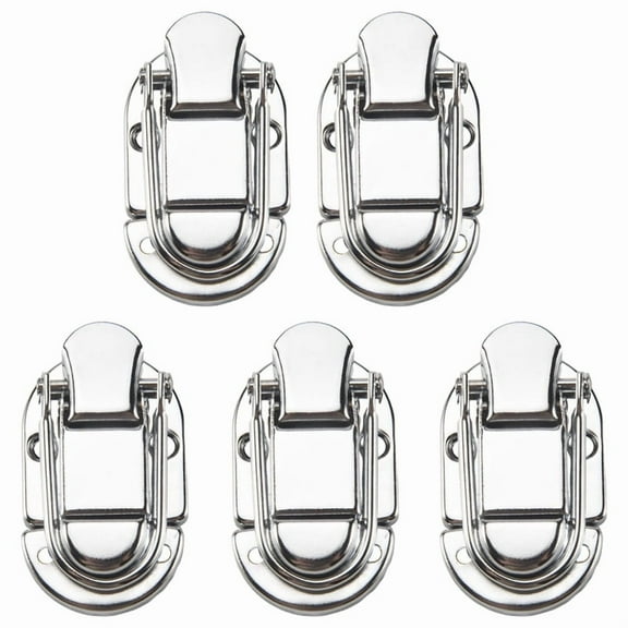 5Pcs Knot Nickel Drawbolt Closure Latch For Luggage Guitar Musical Trolley Case