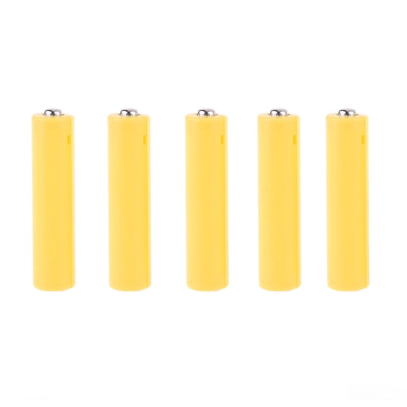 5Pcs LR06 AA LR03 AAA Size Dummy Fake Battery Setup Shell Placeholder Cylinder Conductor