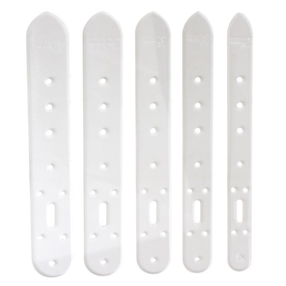 5Pcs Leather Belt Hole Templates, Clear Acrylics Belt Hole Punching Templates Set For Leather Belt Making