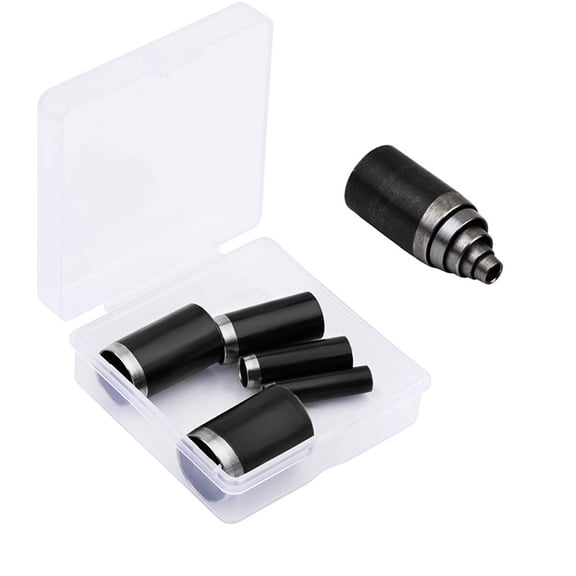 5Pcs Leather Round Hole Cutter Set Leather Punching Tool with Storage Case for Leather, Watch Bands, Canvas, Eyelet