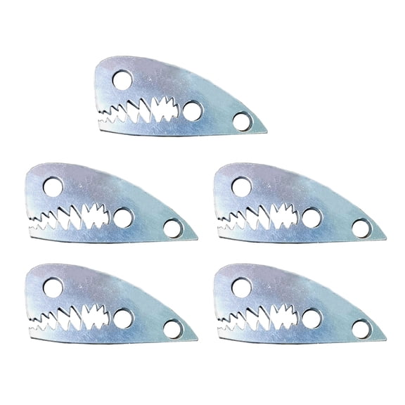 5Pcs Light Weight Tent Cord Fastener Adjustable 3 Eye Designs For Camping Tent