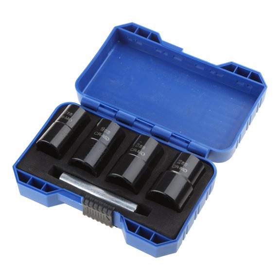 5Pcs Locking Lug Nut Set | SAE & Metric Wheel Lock Removal Kit