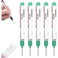 thumbnail image 1 of 5Pcs Long Head Deep Hole Marker Pens, Upgrade 20mm Quick-dry Waterproof Long Nib Permanent Markers, Construction Marking Tool, Carpenter Ink Marker Pens Metal Marking Pen, 1 of 7