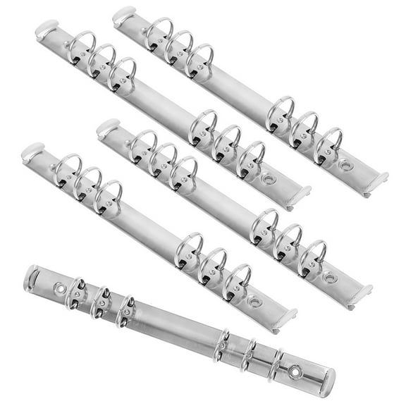 MERRYHAPY 5Pcs Metal Loose Leaf Binding Spines Kit for Book Binding Office School Home Use
