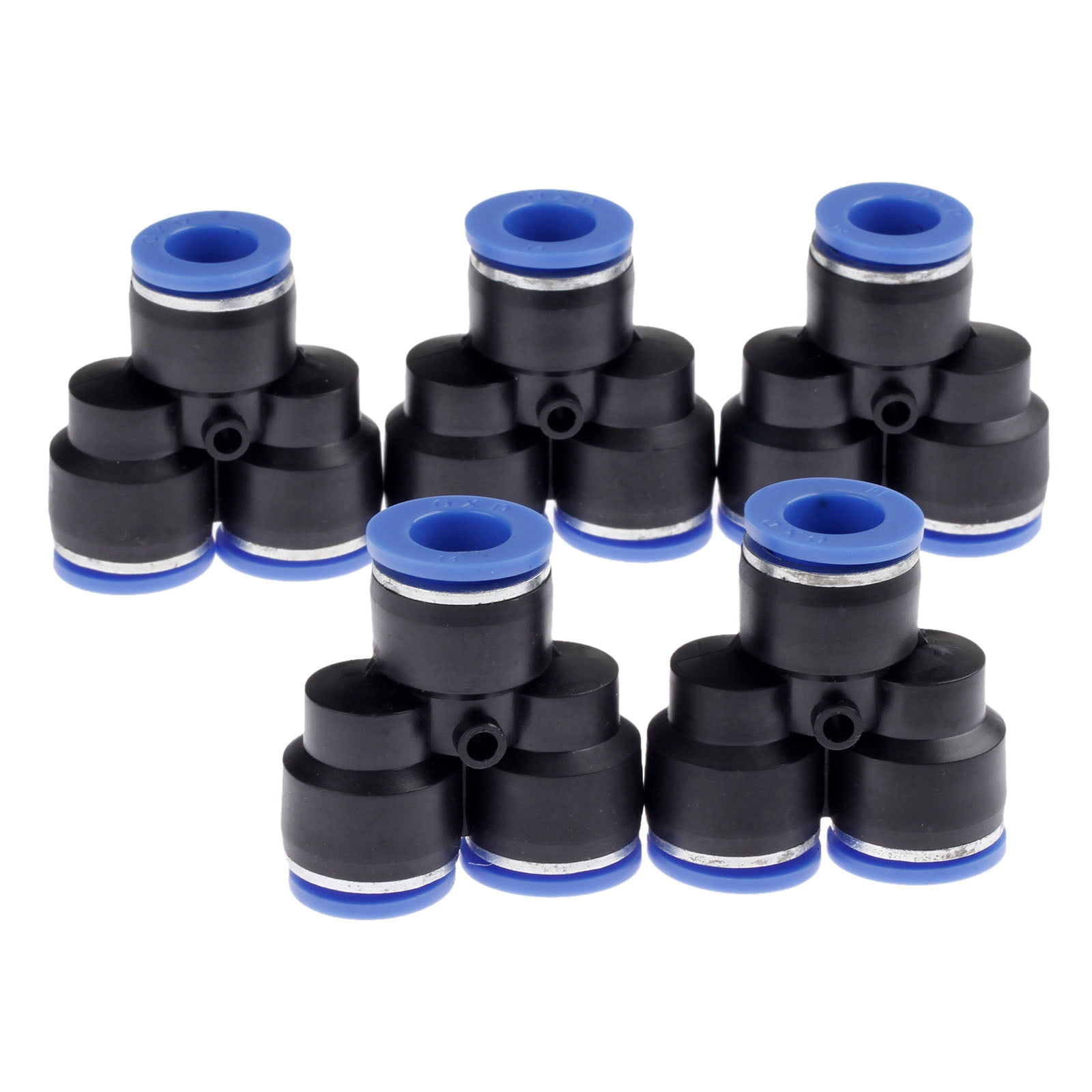 5Pcs/Lot Pneumatic Fittings 3 Way Air Pneumatic Connector Y Union 14mm ...