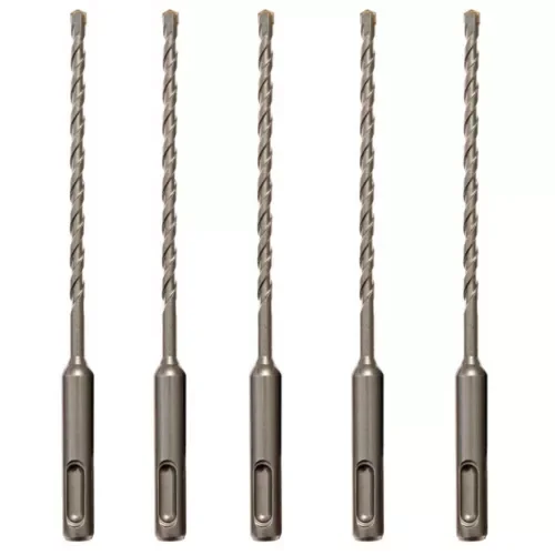 5Pcs/Lot Sds Plus 5/32" X6" Rotary Hammer Concrete Masonry Drill Bit Carbide Tip