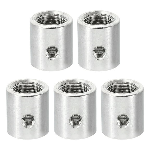 5Pcs M10xM8x16mm Female Thread Reducing Nuts Sleeve Reducer Pipe Adapters