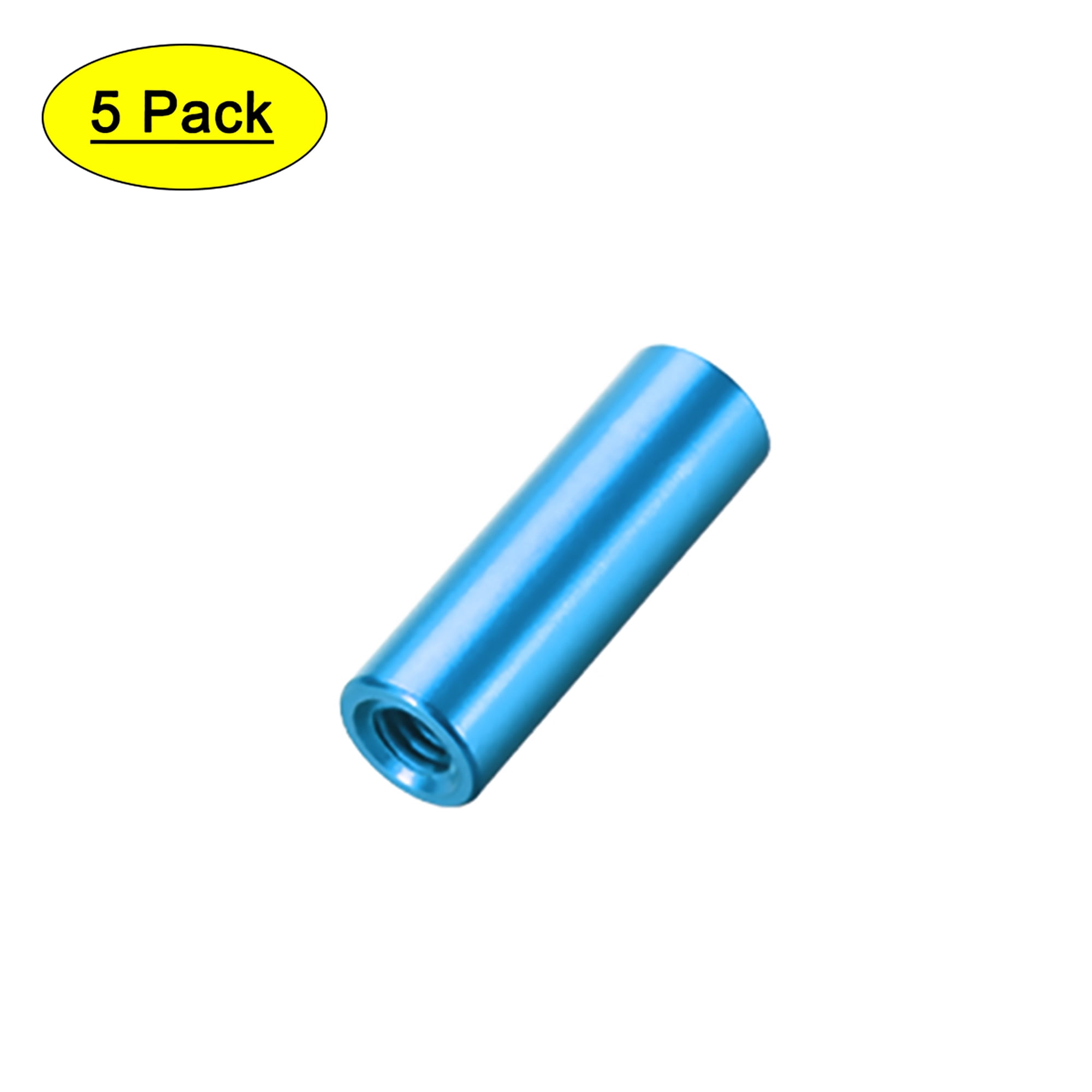 Semetall M3 x 20mm Hex Aluminum Standoff Spacer Column,Black Hexagonal Connecting Column for RC