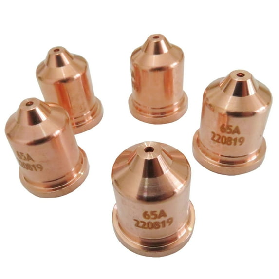 5Pcs MAX65 Copper Plasma Cutter Torch Electrode Nozzles 220819 Consumables Tools